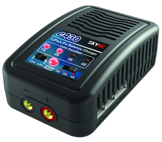 e430 AC Charger (LiPo & LiFe 2-4S up to 3A- 30w)