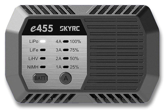e455 Multi chemistry AC Charger (LiPo, LiFe/LiHV & NiMh - 50w)