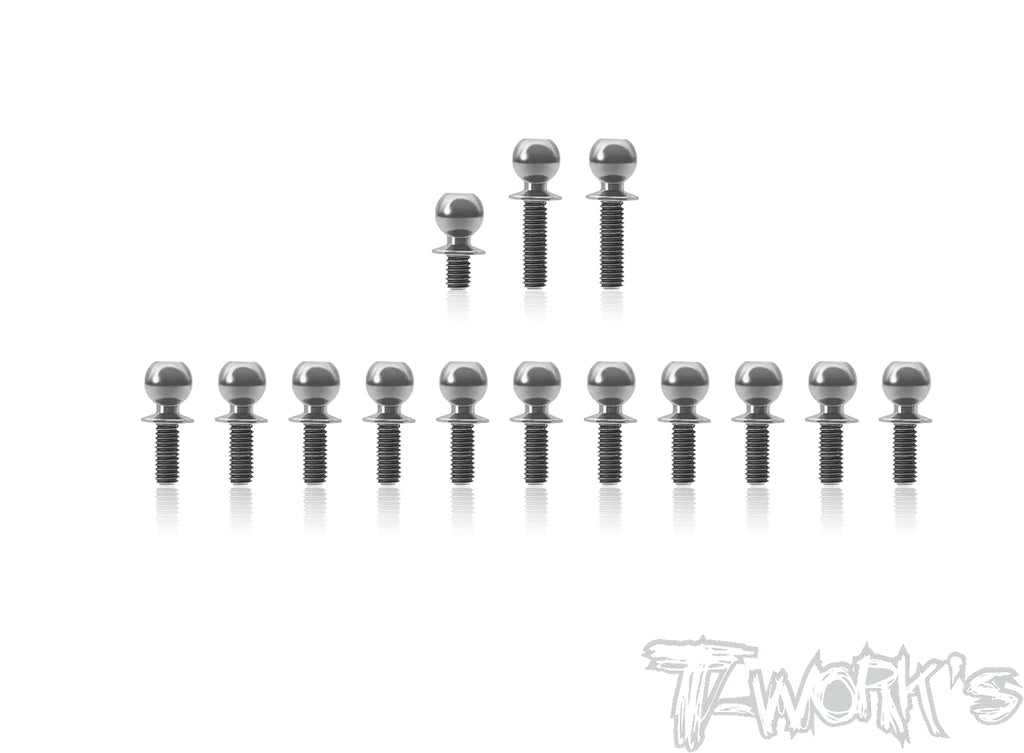 T-Work's 64 Titanium Ball End Set for Sworkz S14-4C (14pcs)
