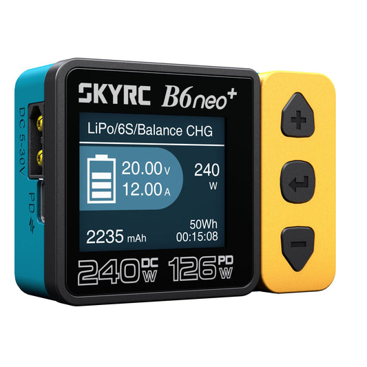 B6 Neo+ DC smart charger (240W) - Blue&Yellow