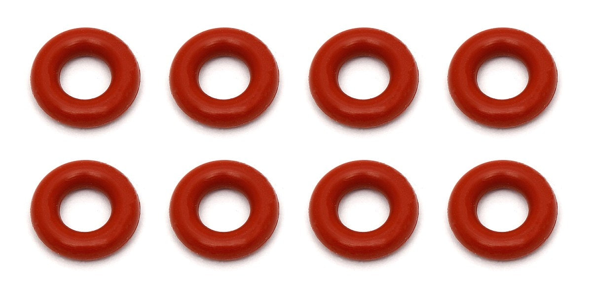 Associated RC8B3 Shock O-Rings (Red, 8pcs)
