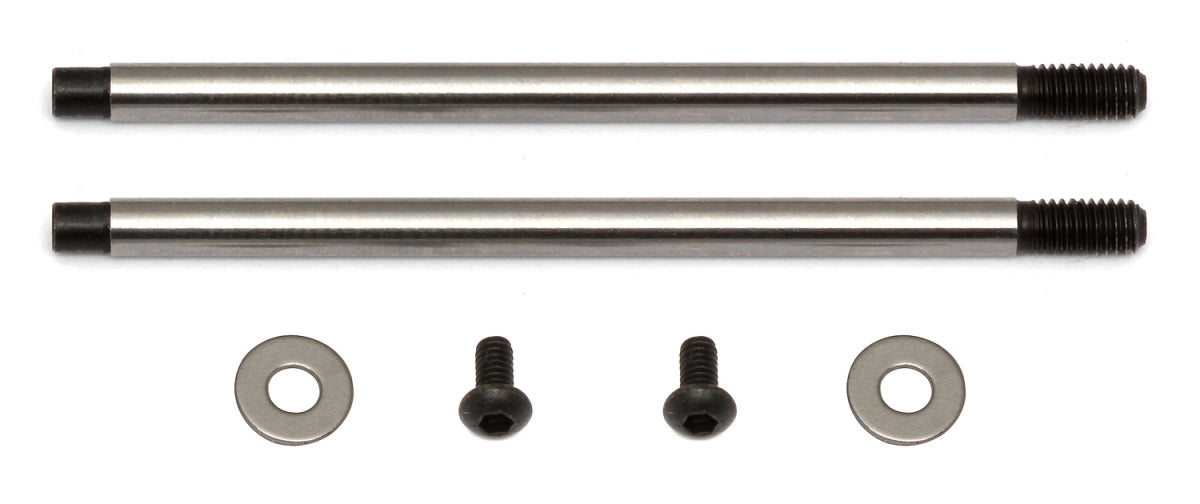 Associated FT Chrome Shock Shafts V2 3x35mm (2pcs)