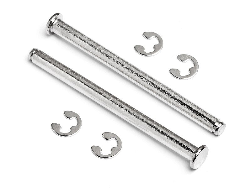 Front pins for upper suspension