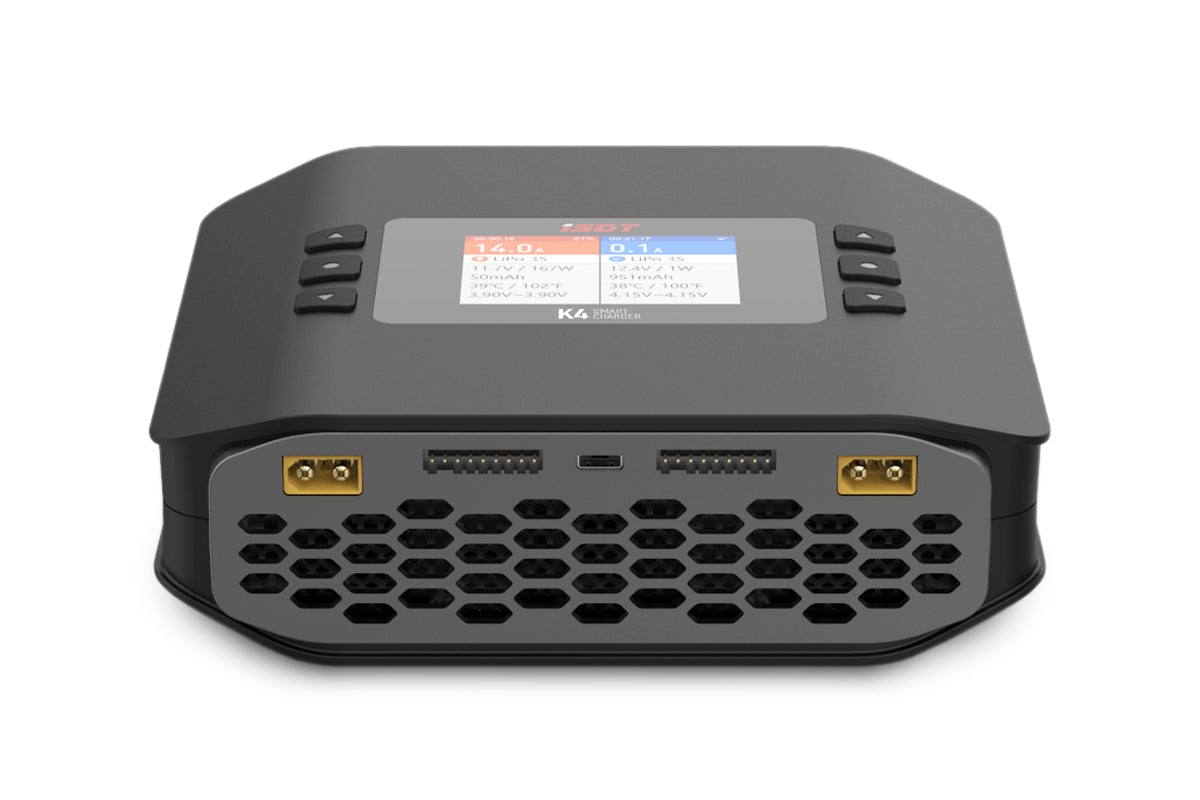 iSDT K4 20A 600W Dual Channel Smart Charger