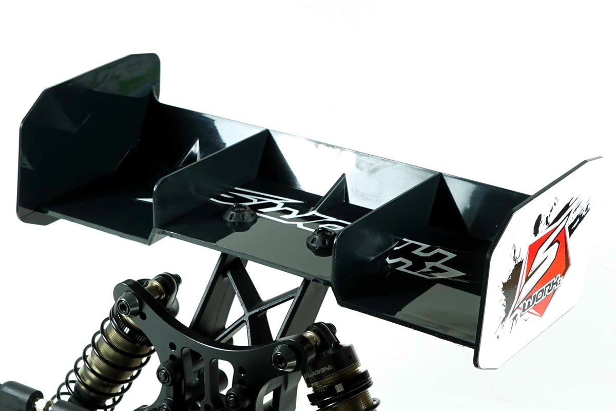 SWORKz 1/8 Off Road Pro Race Wing (White, W/o Holes)