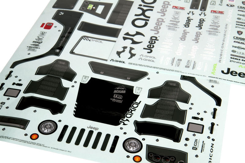 2012 Jeep® Wrangler Unlimited Rubicon Body - .040” (Clear) - Body Only