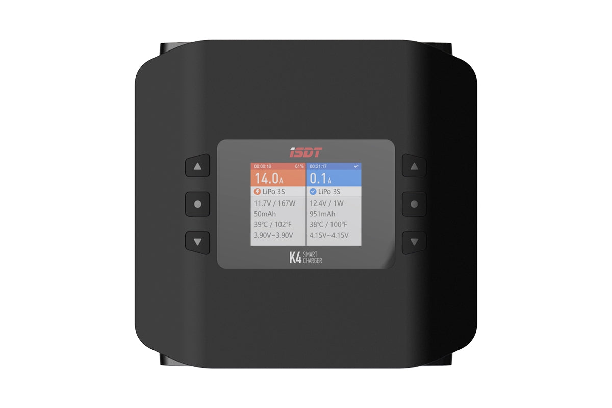 iSDT K4 20A 600W Dual Channel Smart Charger