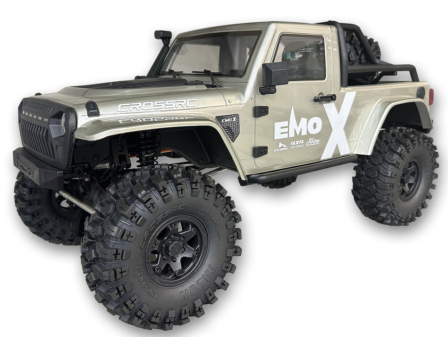 Crawling kit - EMOX1 1/8 RTR 775 Brushed kit  (silver)