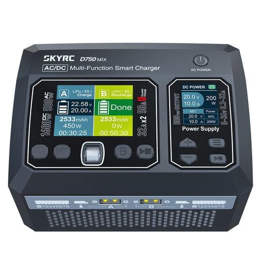 D750 MIX Charger (AC max 500W - DC max 1600W total)