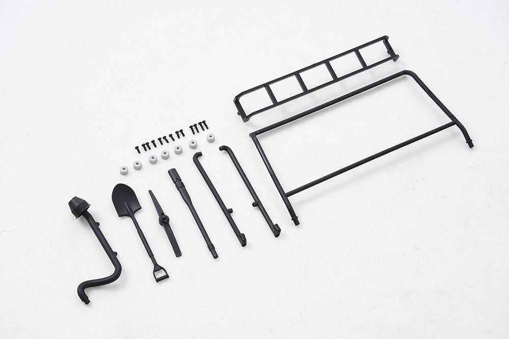 FCX10 Land Rover serie 11045 - WADING THROAT, SHOVEL AND STAIR