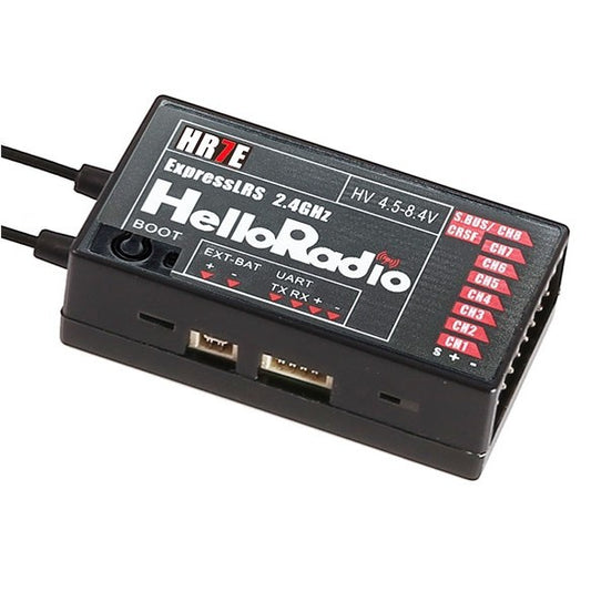 HR7E ELRS 2,4GHz 7Ch. Receiver - Black