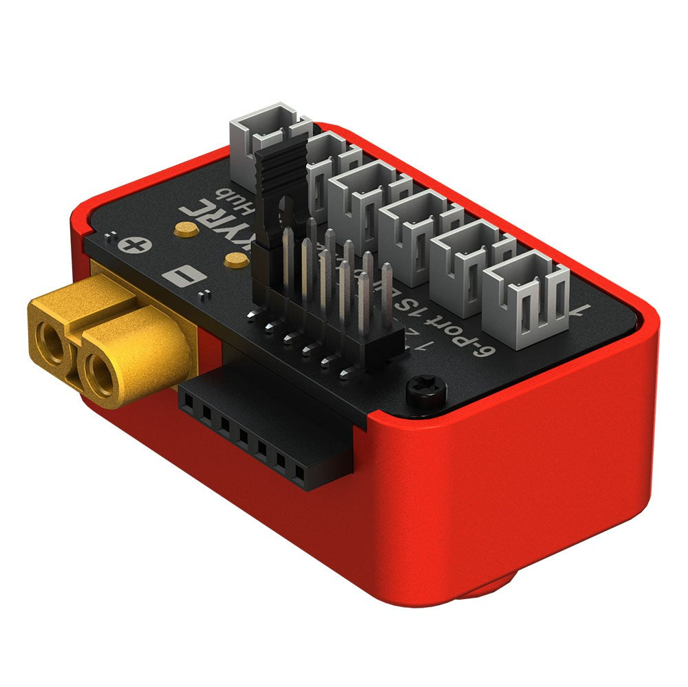 OSH 6-Port 1S Lithium Battery Charging Hub with PH2.0 Connector