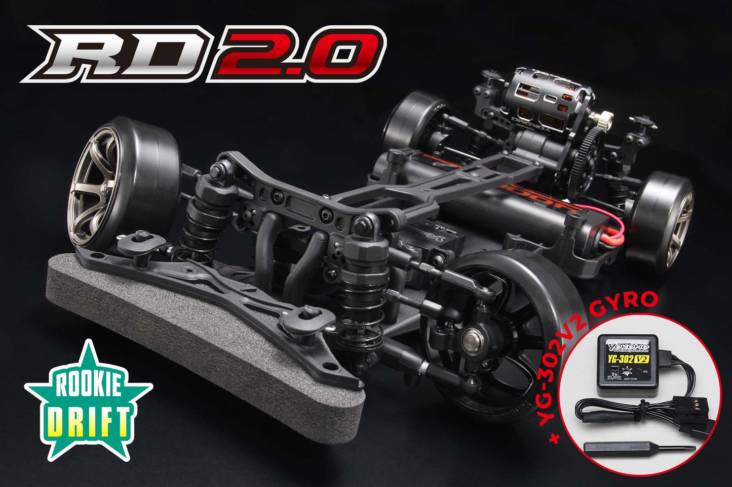 Yokomo Rookie Drift RD 2.0 Assemble Kit (with YG-302V2 Gyro)