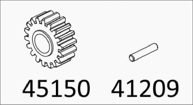TL4 : transfer case 18T gear