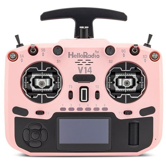 V14 MAX OLED 2,4GHz ELRS LBT Radio (Multimode - M2) - Black/Pink