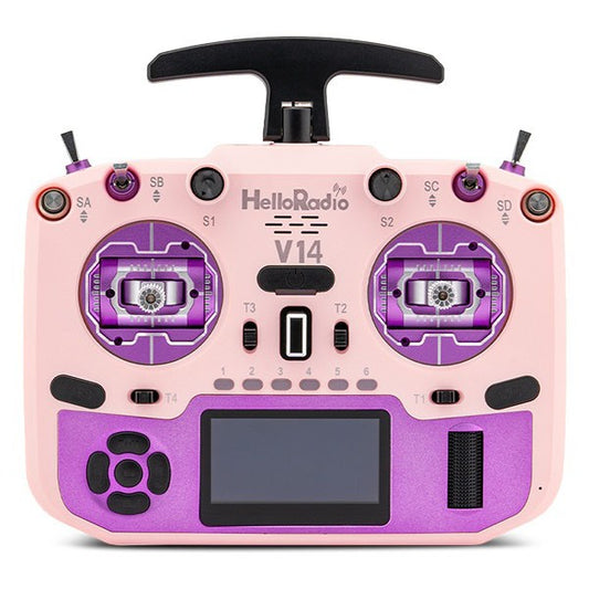 V14 MAX OLED 2,4GHz ELRS LBT Radio (Multimode - M2) - Purple/Pink