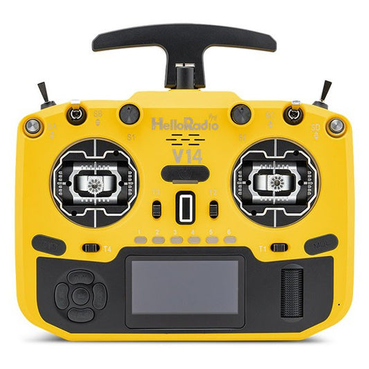 V14 MAX R9 OLED 2,4GHz 4in1 LBT Radio (Multimode - M2) - Black/Jaune