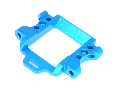 102260 Getriebehalter Front Aluminum, Blue