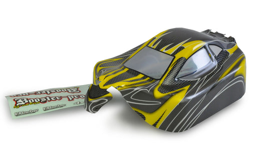 Body Shell Booster Pro BX Yellow 1:10, fertig lackiert