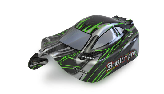 Body Shell Booster Pro BX Green 1:10, fertig lackiert