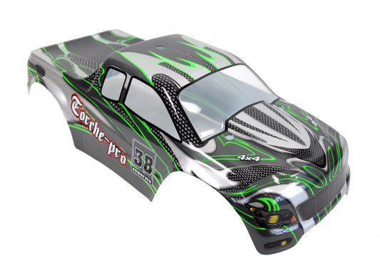 Body Shell Torche Pro MT Green 1:10, fertig lackiert