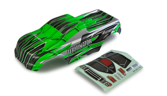 Body Shell Terminator MT Green 1:10, fertig lackiert
