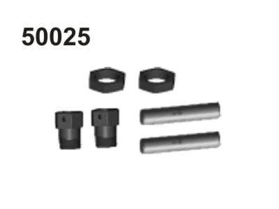 50025 Radmitnehmer Set Rear 22mm