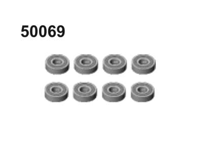 50069 Ball Bearings 12x24x6mm 8 Stück