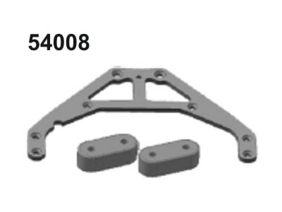 54008 Versteifungsplatte Front Aluminum Orange