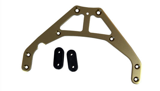 Versteifungsplatte Front Aluminum gun metal