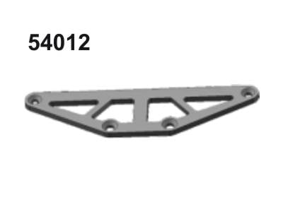54012 Versteifungsplatte Rear alu Orange