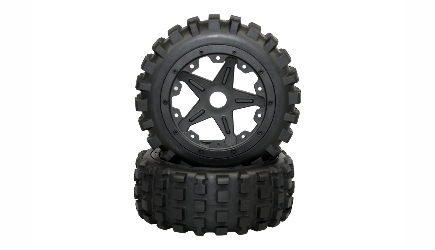 Komplettrad Front Pitbull X evolution, 24mm, 2 Stück