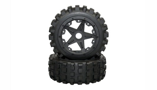 Komplettrad Front Pitbull X evolution, 24mm, 2 Stück