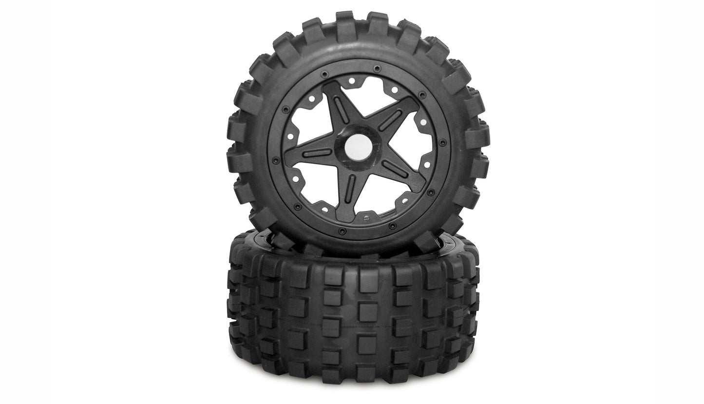 Komplettrad Rear Pitbull X evolution, 24mm, 2 Stück