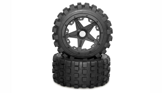 Komplettrad Rear Pitbull X evolution, 24mm, 2 Stück