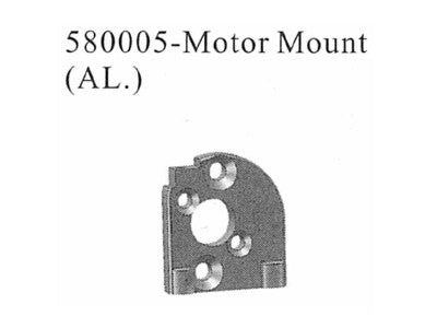 580005 Motor Mount Aluminum