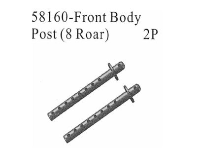 58160 Body Posts Front