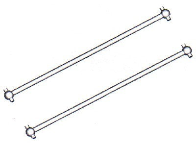 60063P Drive Shaft Front Center, 2 Stück