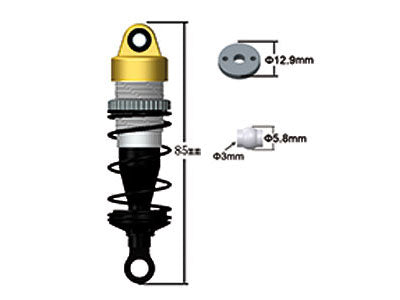 ES1061 Shock Absorbers Front AM10SC PRO