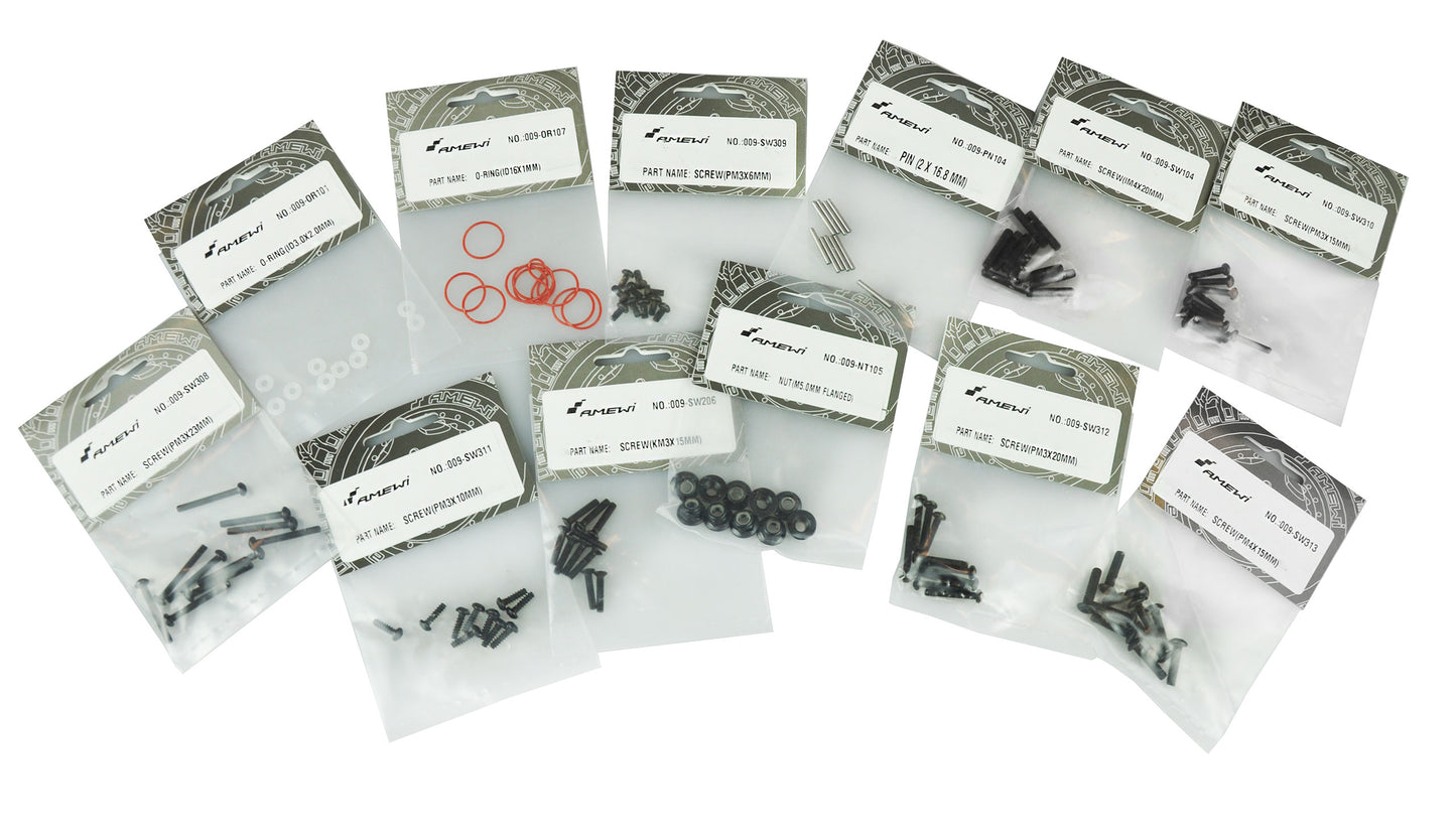 ET9999 Screws, Pin & O-Ring Set AM10T