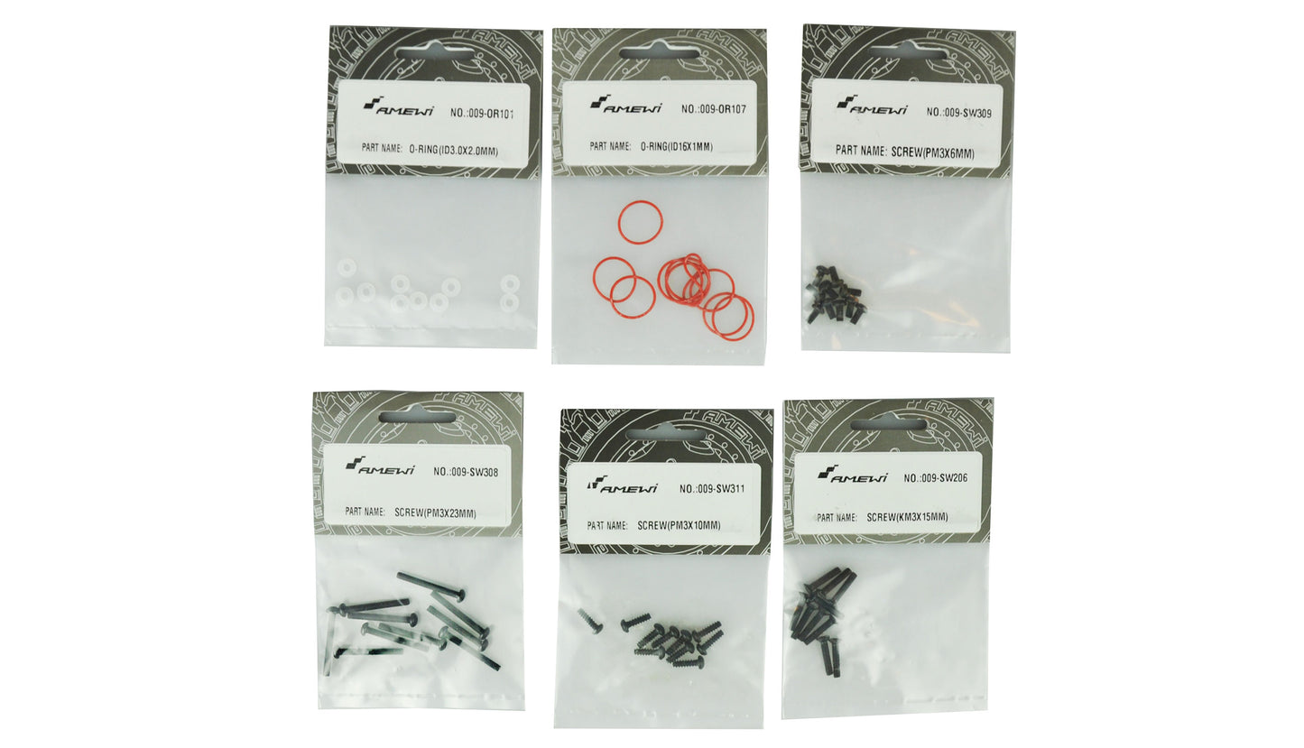 ET9999 Screws, Pin & O-Ring Set AM10T
