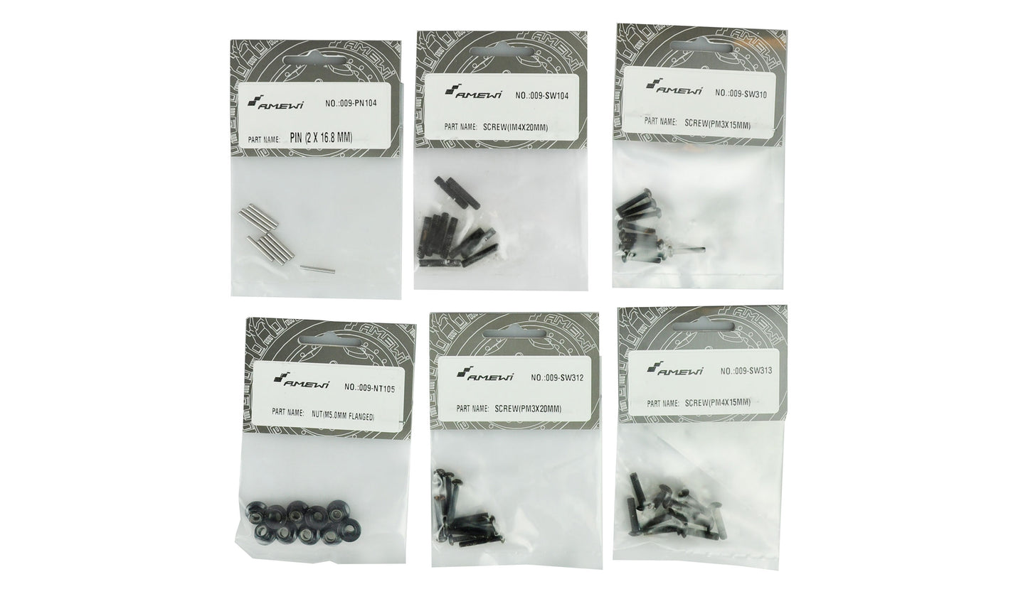 ET9999 Screws, Pin & O-Ring Set AM10T
