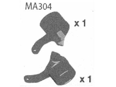 MA304 Lenkhebel Aluminum Left & Right, AM10SC