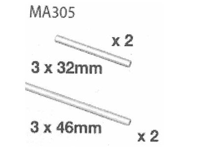MA305 A-Arm Pins AM10SC