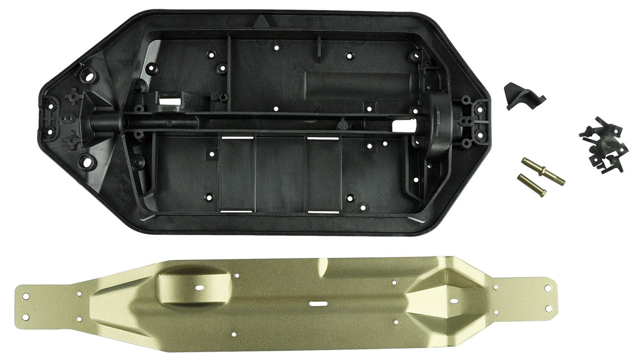MA337EX-S Chassis With Alu Center-Skidplate AM10T EXTREME