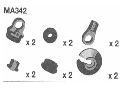 MA342 Plastic-Dämpferteile AM10SC