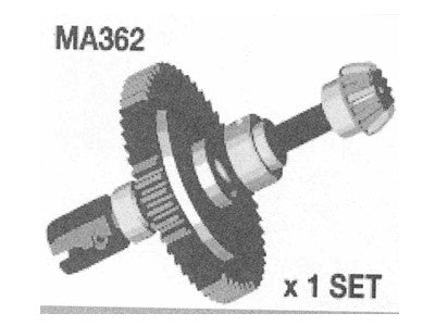 MA362 Diffwellen Set Rear AM10SC