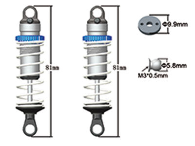 MA363 Shock Absorbers Front AM10SC