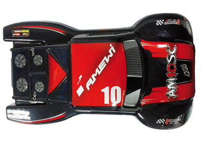 MA369-R Body Shell SC AM10SC Red/Black