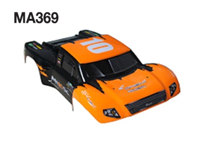 MA369 Body Shell Short Course AM10SC Orange/Black